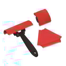 Allway Orange Plastic Wood Graining Set