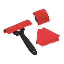 Allway Orange Plastic Wood Graining Set