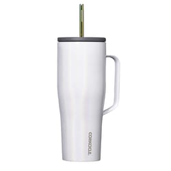 Corkcicle Cold Cup XL 30 oz Sparkle Unicorn Magic BPA Free Insulated Straw Tumbler