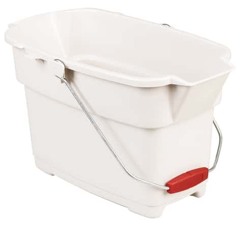 Rubbermaid Roughneck Heavy-Duty Utility Bucket, 15-Quart, Bisque, Sturdy Pail  Bucket Organizer Household Cleaning Supplies
