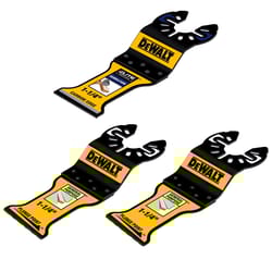 DeWalt 1-1/4 in. Bi-Metal General Purpose and Demolition Oscillating Blade Set Nail-Embedded Wood 3