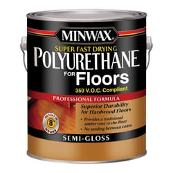 Minwax Semi-Gloss Clear Oil-Based Fast-Drying Polyurethane Floor Varnish 1 gal
