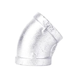 STZ Industries 1/2 in. FIP each X 1/2 in. D FIP Galvanized Malleable Iron 45 Degree Elbow