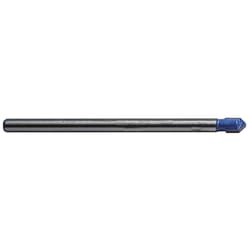 Century Drill & Tool 1/8 in. X 2-1/4 in. L Carbide Tipped Glass and Tile Bit 3-Flat Shank 1 pc