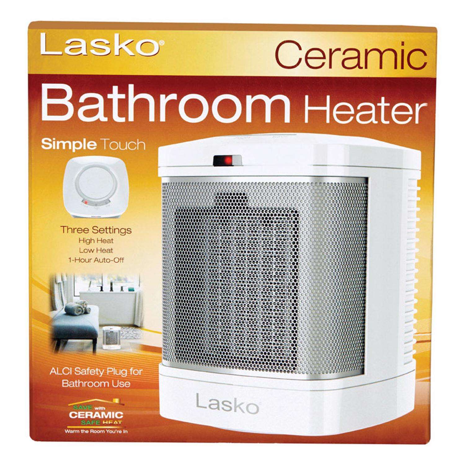 Lasko 100 sq ft Electric Bathroom Portable Heater - Ace Hardware