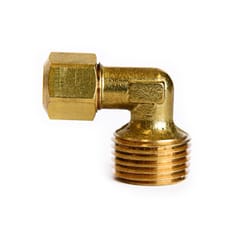 ATC 1/4 in. Compression 3/8 in. D MPT Brass 90 Degree Street Elbow