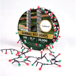 Holiday Bright Lights LED Rice Multicolored 500 ct String Christmas Lights 35.7 ft.