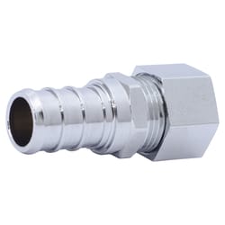 SharkBite 1/2 in. Barb X 3/8 in. D Compression Brass Adapter