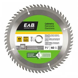 Exchange-A-Blade 7-1/4 in. D X 5/8 in. Carbide Finishing Saw Blade 60 teeth 1 pk