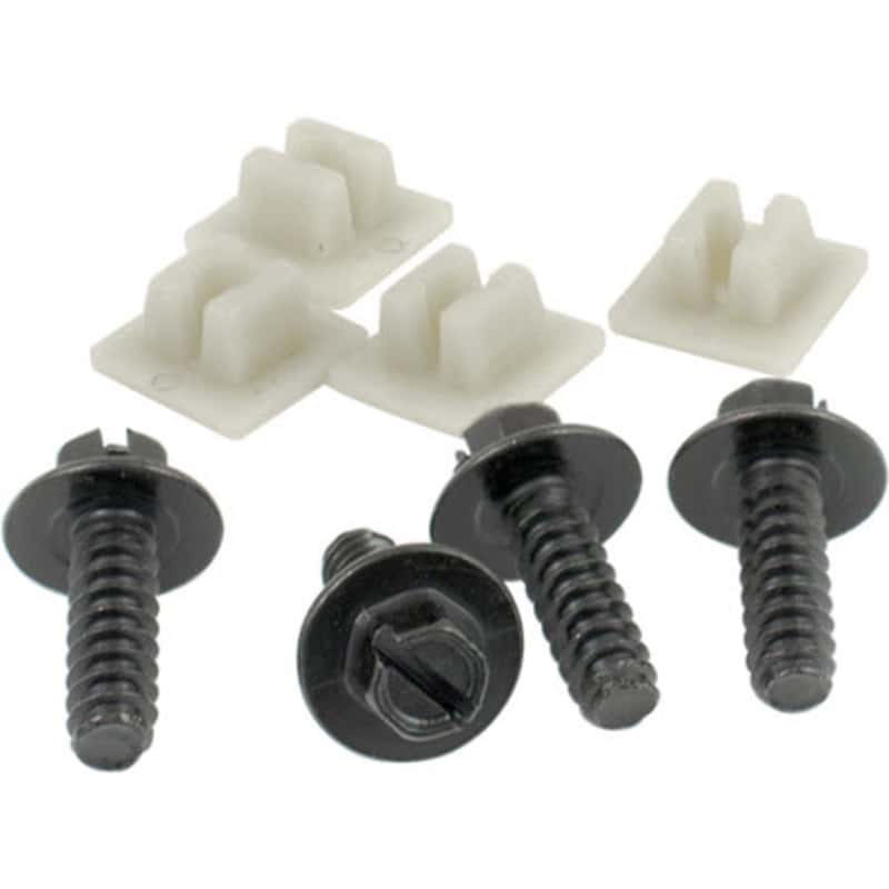 Custom Accessories Metal/Nylon License Plate Fasteners Ace Hardware