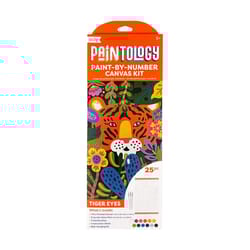 OOLY Paintology Tiger Eyes Paint By Number Canvas Kit Multicolored 25 pc