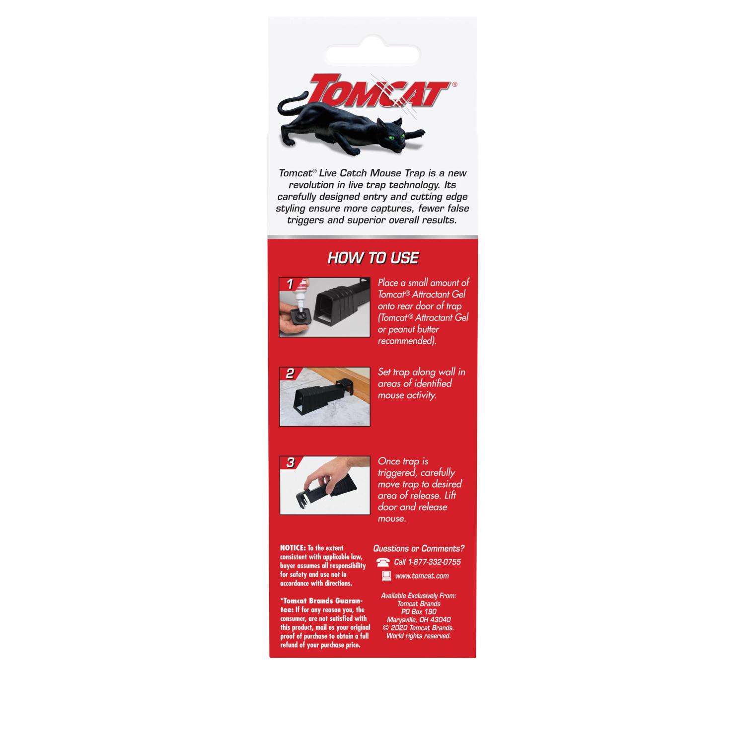 Tomcat Live Catch Animal Trap For Mice 1 pk