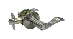 Faultless Naples Lever Satin Nickel Lever Lock Right Handed