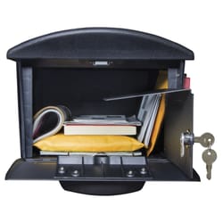 Architectural Mailboxes Mailsafe Classic Plastic Post Mount Black Mailbox