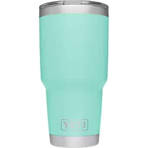 YETI  Rambler  Seafoam Green  Stainless Steel  Travel  Insulated Tumbler  BPA Free 30 oz. 