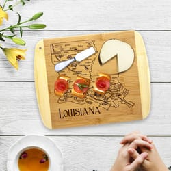 Totally Bamboo A Slice of Life 11 in. L X 8.75 in. W X 0.5 in. Bamboo Cutting Board