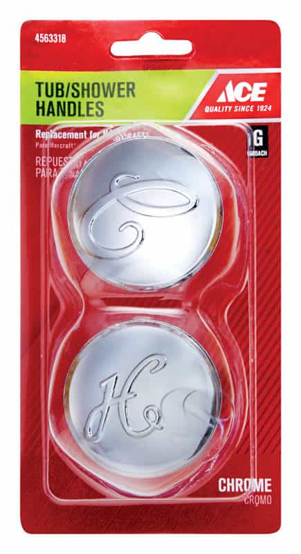 Ace Oem Polished Chrome Hot And Cold Faucet Handles For Harcraft