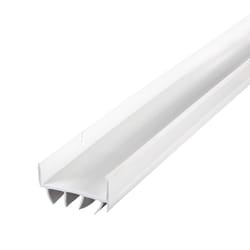 M-D BUILDING PRODUCTS White Vinyl U-Shaped Bottom For Doors 36 in. L X 1.13 in.