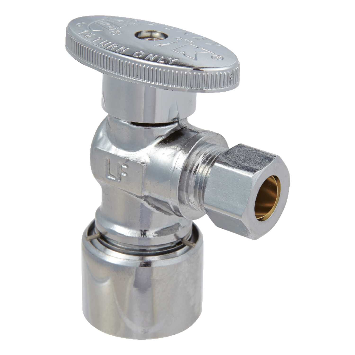 compression angle stop valve