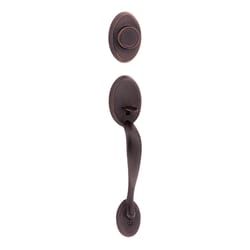 Kwikset Signature Chelsea Venetian Bronze Outside Trim Dummy Handleset 1-3/4 in.