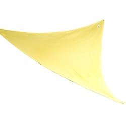 Coolaroo Kool Kolors Polyethylene Shade Sail Triangle Shade Sail Canopy 9.9 ft. H X 9.9 ft. W X 9.9