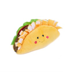 ZippyPaws NomNomz Multicolored Plush Taco Dog Toy 1 pk