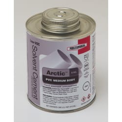 RectorSeal Arctic Clear Solvent Cement For PVC 16 oz