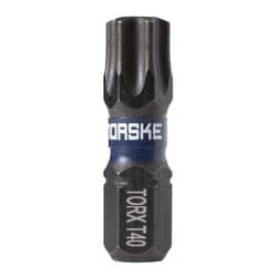 Norske Torx T40 X 1 in. L Impact Torsion Bit S2 Tool Steel 1 each