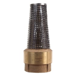Campbell 2 in. D X 2 in. D Brass Spring Loaded Foot Valve