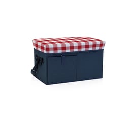 Oniva Ottoman Portable Red/White 19 qt Cooler