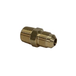 Mr. Heater 3/8 in. MPT X 3/8 in. D Male Flare Gold Brass Adapter