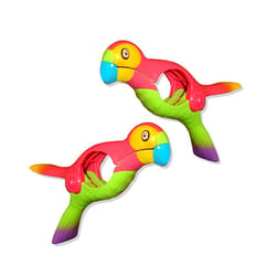 O2Cool Boca Clips Parrot Beach Chair Towel Clip 2 pk