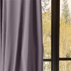 Umbra Twilight Charcoal Blackout Curtains 52 in. W X 84 in. L