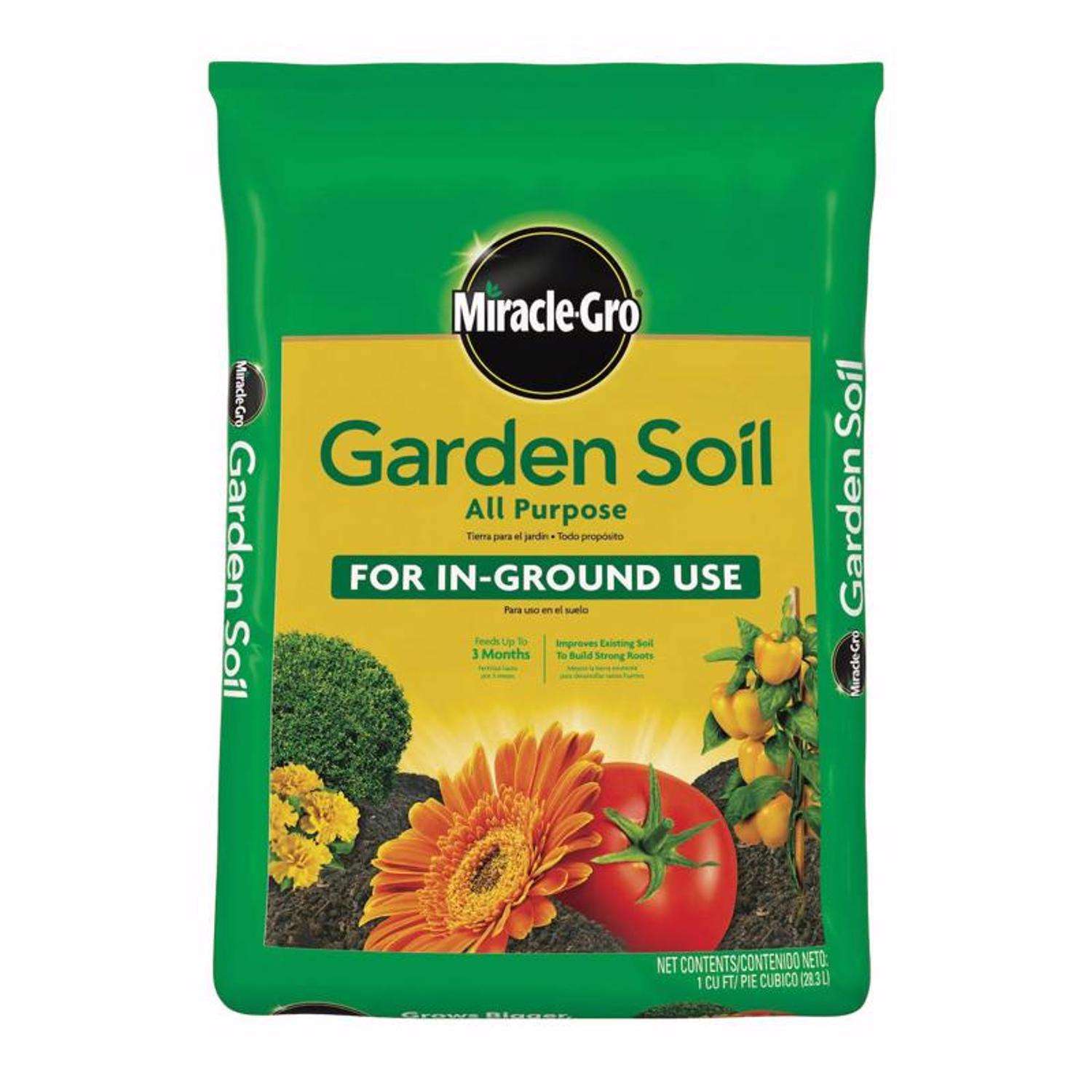 Miracle-Gro Garden All Purpose In-Ground Soil cu ft Ace Hardware