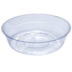 Curtis Wagner Plastics 6 in. H X 4 in. D Vinyl Plant Saucer Clear