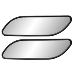 Custom Accessories Black Adjustable Blind Spot Mirror For Universal 2 pk