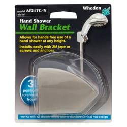 Whedon Brushed Nickel Plastic 2 in. Shower Wall Mount Bracket