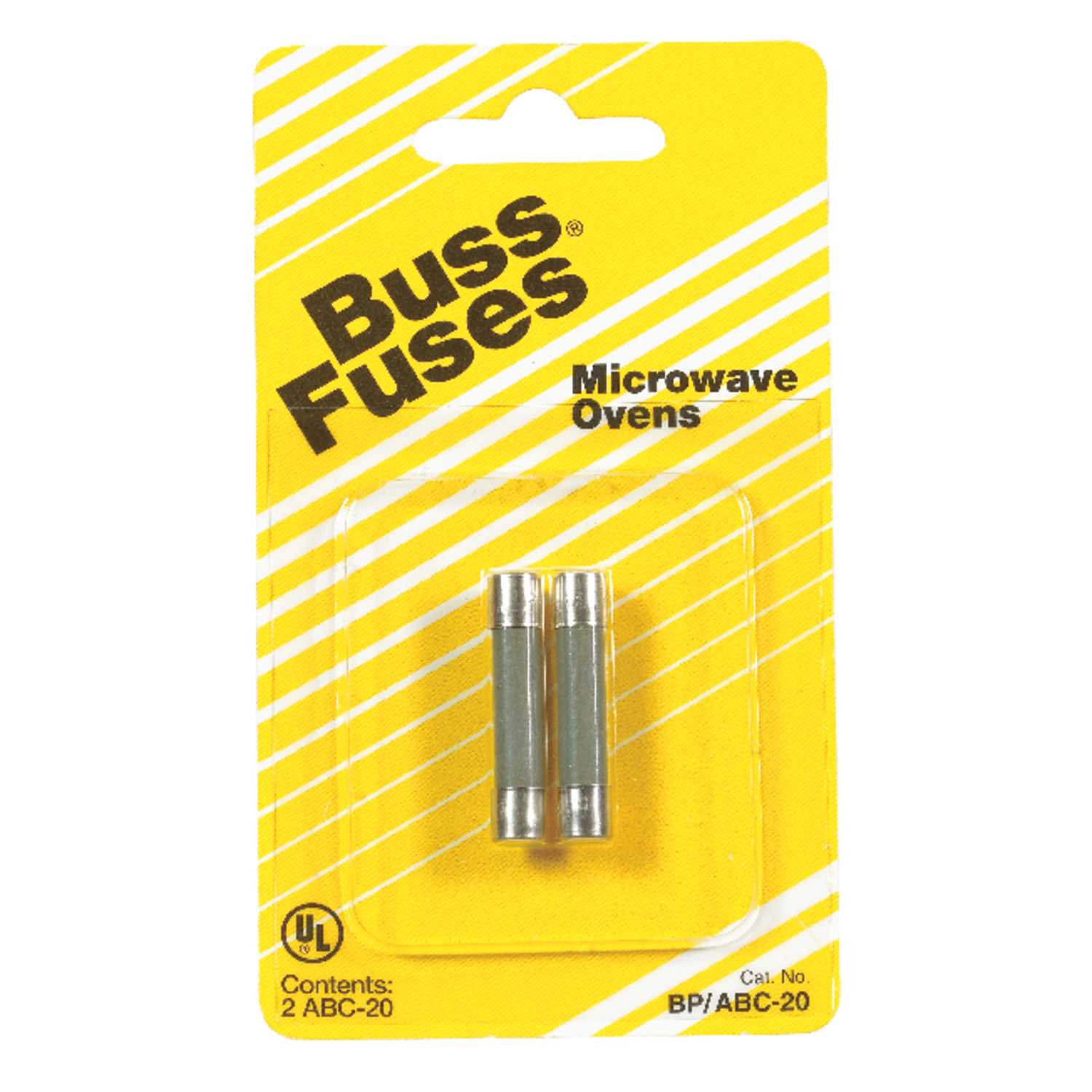 Bussmann 20 amps 250 volt Ceramic Fast Acting Microwave Fuse 2 pk Ace