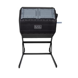 Black+Decker 40 gal Black Plastic/Steel Composting Bin Lid Included