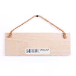 P Graham Dunn 3.5 in. H X 10 in. L Multicolored Wood String Sign