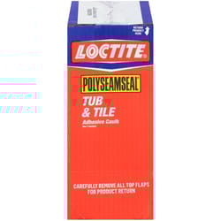Loctite Polyseamseal Clear Acrylic Latex Tub and Tile Adhesive Caulk 5.5 oz