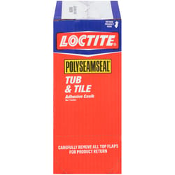 Loctite Polyseamseal Clear Acrylic Latex Tub and Tile Adhesive Caulk 5.5 oz