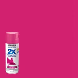 Rust-Oleum Painters Touch 2X Ultra Cover Satin Magenta Paint+Primer Spray Paint 12 oz