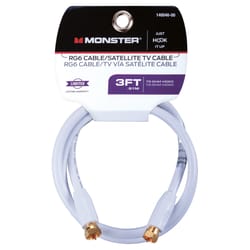 Monster Just Hook It Up 3 ft. Video Coaxial Cable