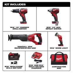 Milwaukee M18 Fuel Cordless Brushless 2 Tool Combo Kit - Ace Hardware - Ace  Hardware