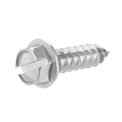 Stallion No. 10 X 2-1/2 in. L Slotted Hex Head Coarse Washer Roofing Screws