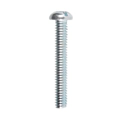 HILLMAN No. 1/4-20 Ga. X 1-3/4 in. L Combination Round Head Zinc-Plated Steel Machine Screws 100 pk