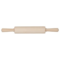 Harold Import 10 in. L X 2-1/4 in. D Wood Rolling Pin