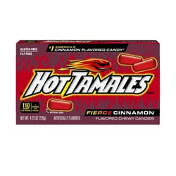 Hot Tamales Fierce Cinnamon Chewy Candy 4.25 oz