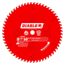 Diablo 8-1/4 in. D X 5/8 in. TiCo Hi-Density Carbide Circular Saw Blade 60 teeth 1 pk